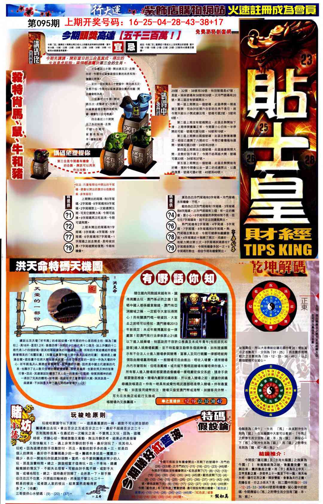 095期贴士皇A加大版[图]
